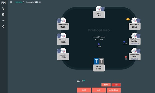 PreflopHero MTT – новый покерный тренажер для турниров