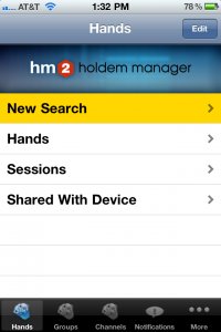 how to delete hands from holdem manager 2