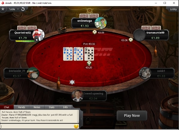 Pokerstars Aurora: внезапный принудительный переход на новые столы для всех.