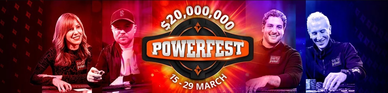 20 миллионов от Partypoker в рамках мартовского Powerfest